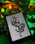 The Decaying Serpent: Macabre Surrealism Horror Art Print | illustration | gothic wall art | art | original | dark art | Halloween