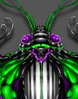 The Bio-Exorcist Beetle: Striking Gothic Insect Art Print bug | art prints | insect illustration | gothic wall art | art | or