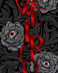 We are the weirdos | eyeball flowers | art print | illustration | whimsygoth | art | original | dark art | gothic | home decor neon weirdo