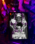 Bride of Frankenstein, horror, Halloween, spooky, gothic, eco friendly art illustration gallery print