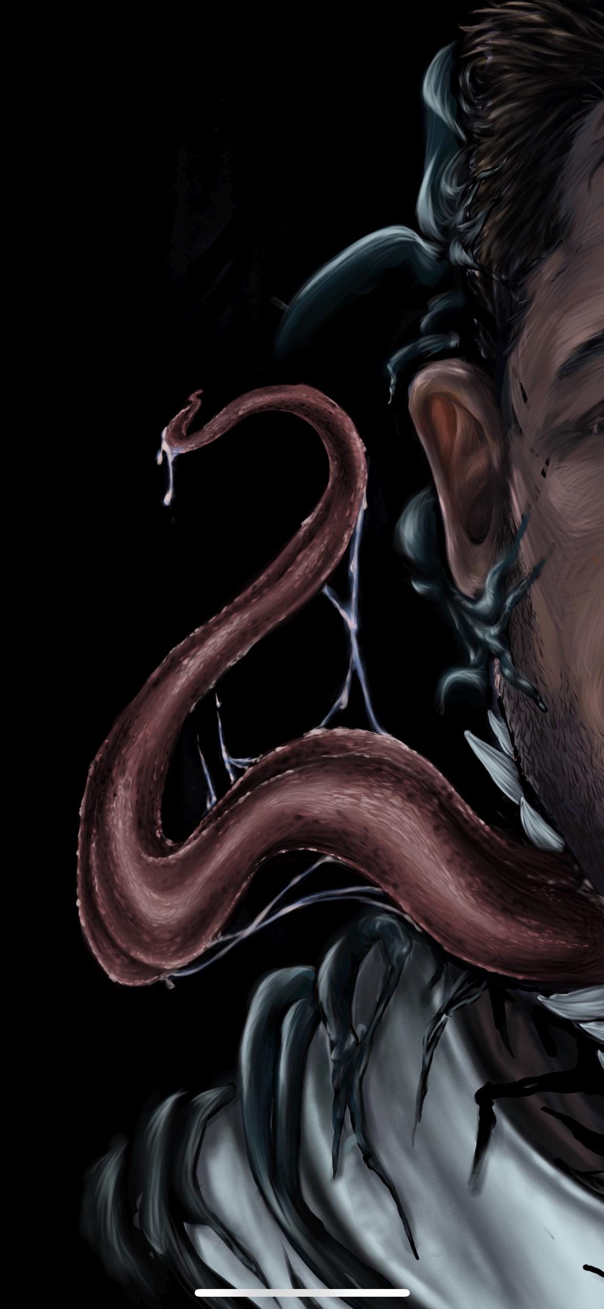 Venom | venom and Eddie | fan art | marvel | art print | illustration | comic book | art | original | dark art | symbiote | home decor