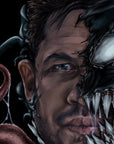Venom | venom and Eddie | fan art | marvel | art print | illustration | comic book | art | original | dark art | symbiote | home decor