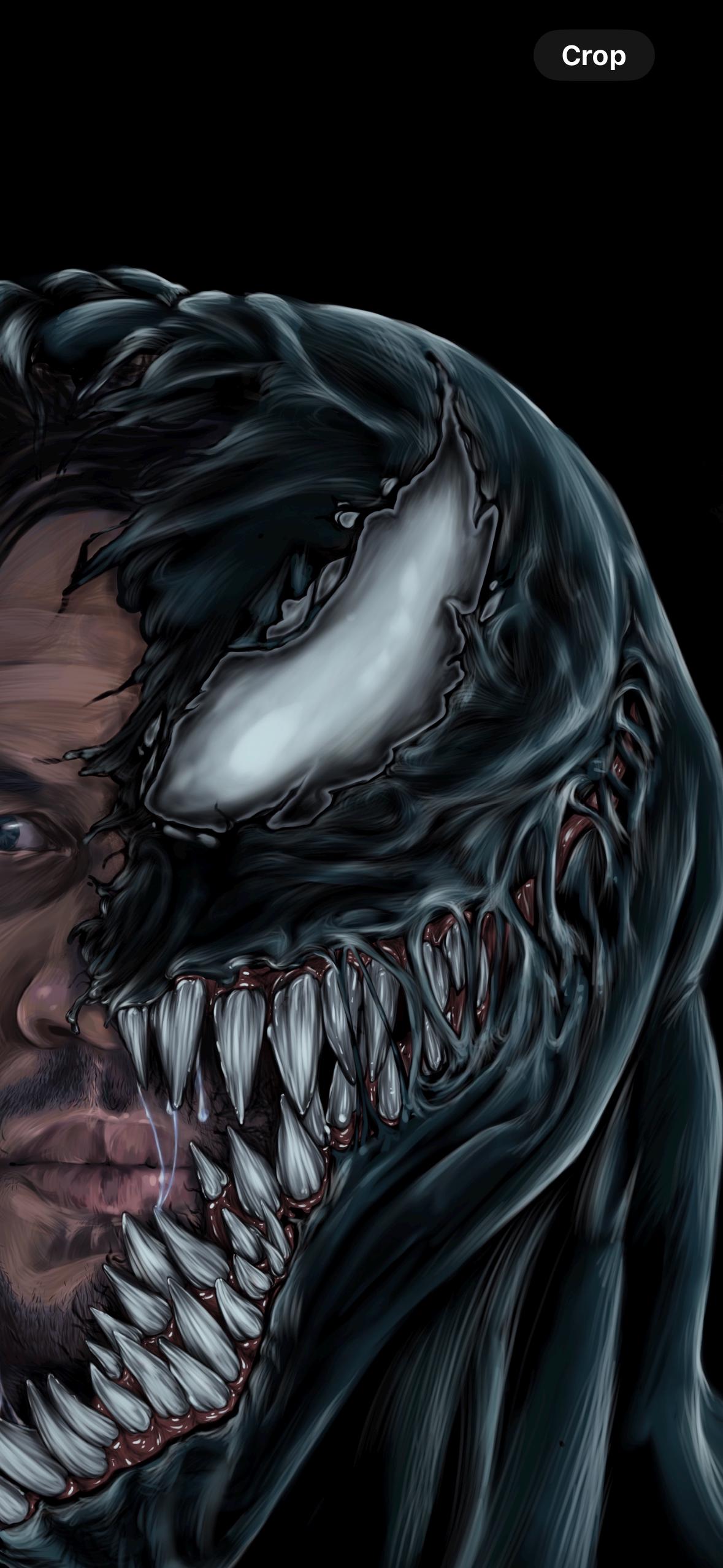 Venom | venom and Eddie | fan art | marvel | art print | illustration | comic book | art | original | dark art | symbiote | home decor