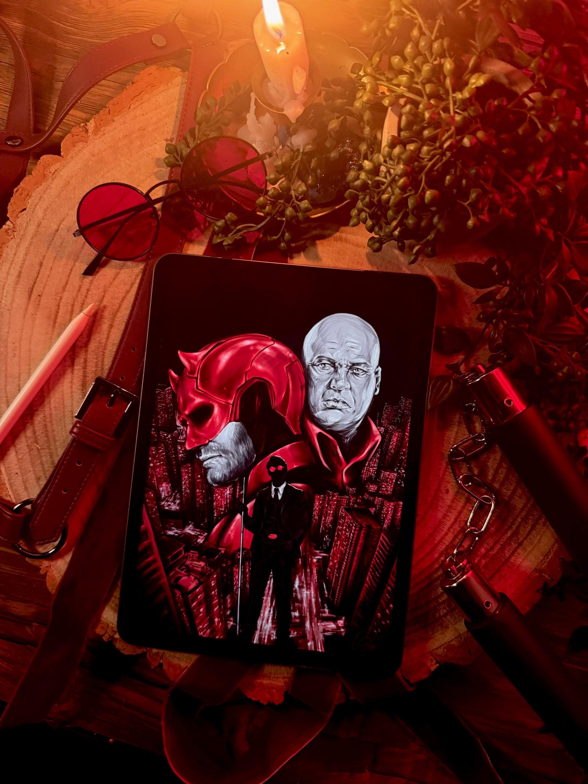 Daredevil | movie poster | fan art | marvel | art print | illustration | comic book | art | original | dark art | geeky | home decor