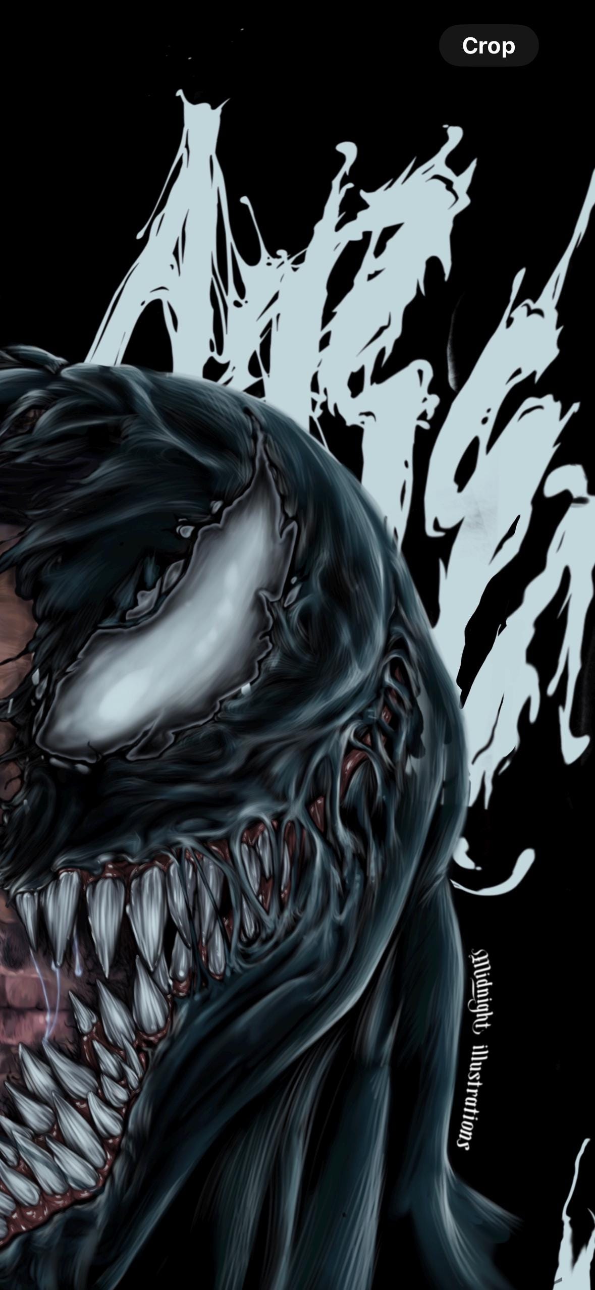 Venom | venom and Eddie | fan art | marvel | art print | illustration | comic book | art | original | dark art | symbiote | home decor