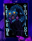 Kpop demon hunters original fan art illustration poster graphic art jinu and derpy tiger let me be your idol saja boys