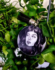 Beautiful original art illustrated handmade keyrings | keychain | geeky | Recycled | art | Gothic | Fantasy | eco friendly | illustration