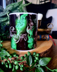 Wednesday Adams, Adams family, horror, spooky, Halloween, one of a kind illustration art design mug. Perfect gothic gift tea cup