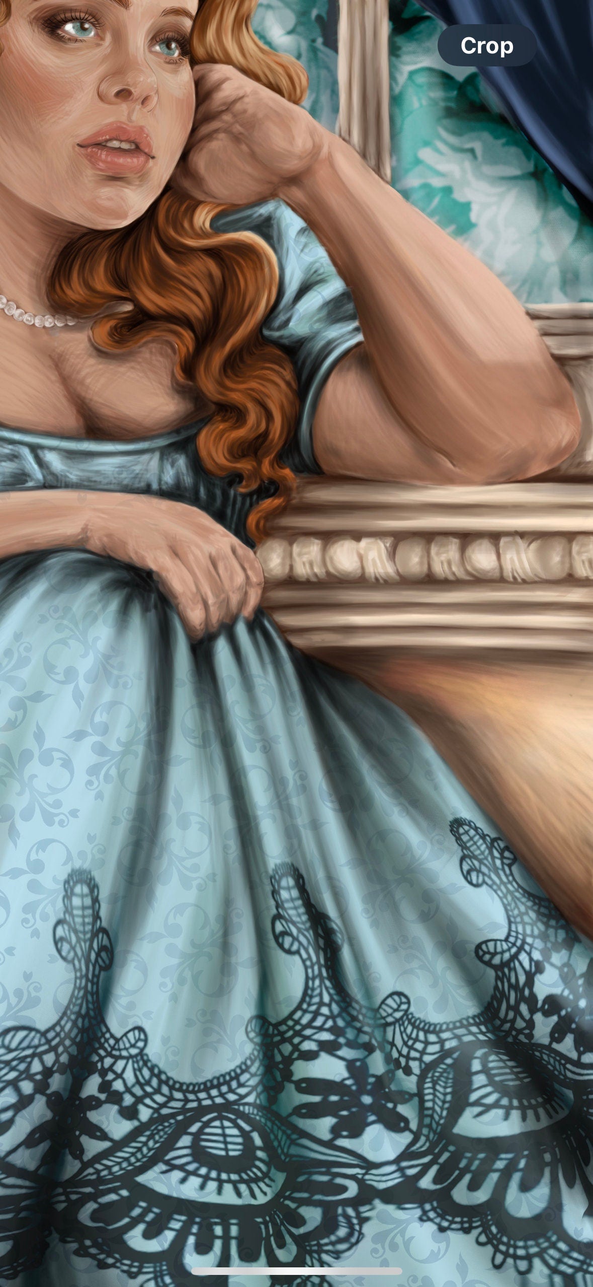 Bridgerton | Penelope Colin polin | lady whistledown art print | illustration | book cover | art | original | dark art | romanic | poster