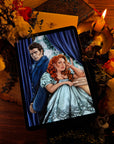 Bridgerton | Penelope Colin polin | lady whistledown art print | illustration | book cover | art | original | dark art | romanic | poster
