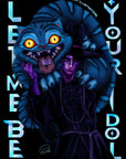 Kpop demon hunters original fan art illustration poster graphic art jinu and derpy tiger let me be your idol saja boys
