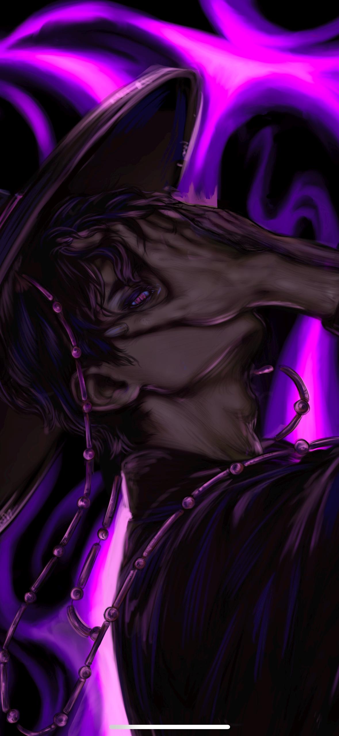 original kpop illustration poster graphic art male demon art print poster.