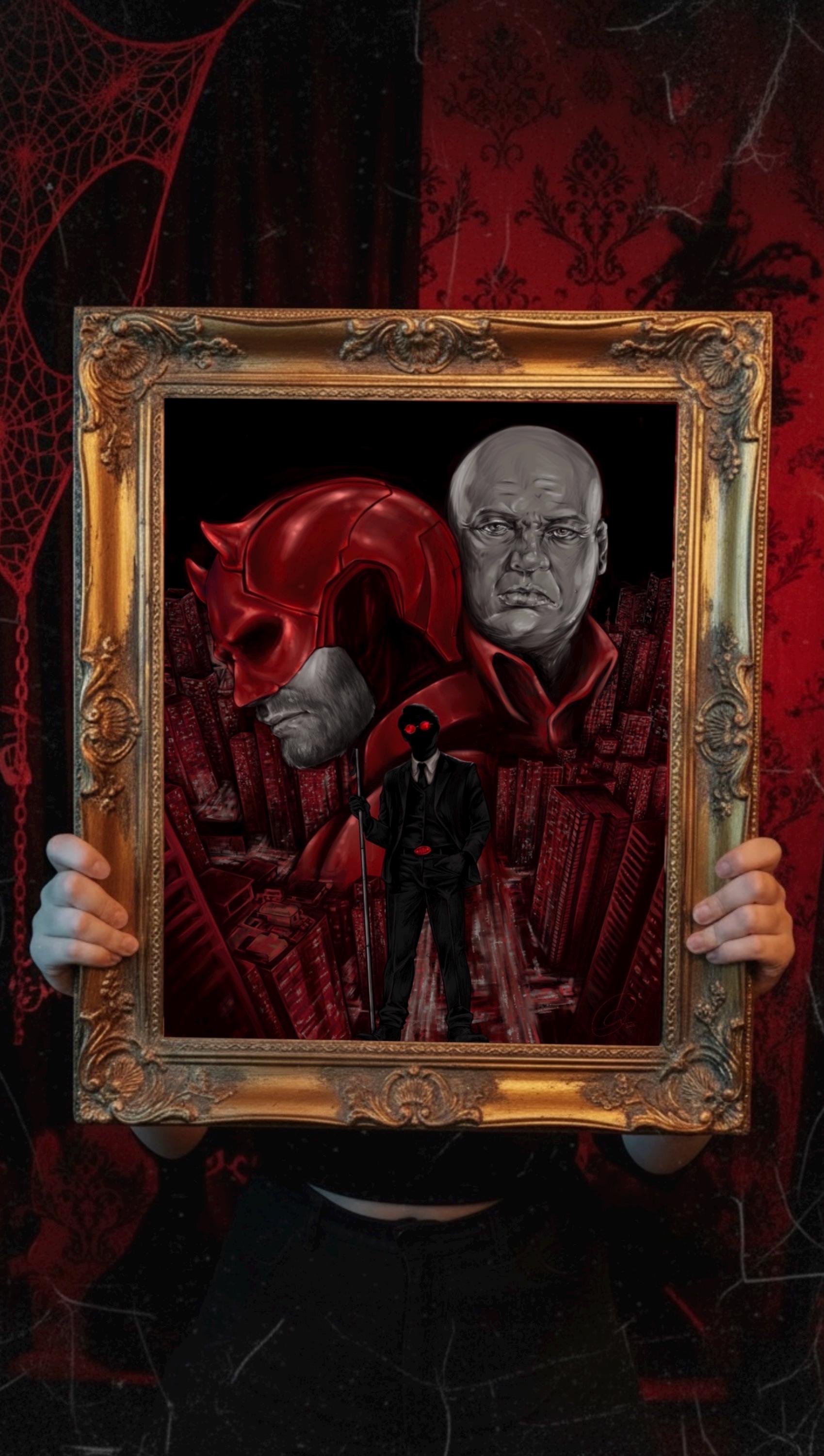 Daredevil | movie poster | fan art | marvel | art print | illustration | comic book | art | original | dark art | geeky | home decor