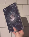 Celestial Rabbit A5 Notebook | Moon Sun Stars Bunny Journal | Eco Friendly Perfect Bound Notebook